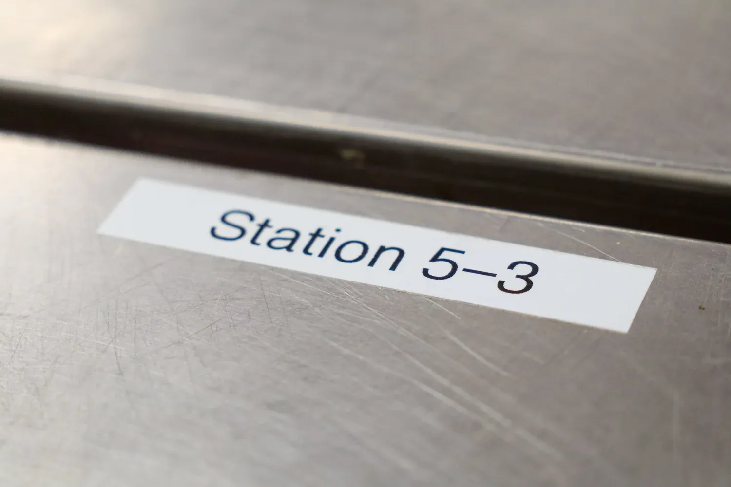 Every station is individually labeled